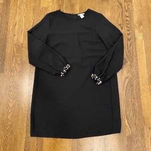 H&M Pearl Cuffed Mini Dress